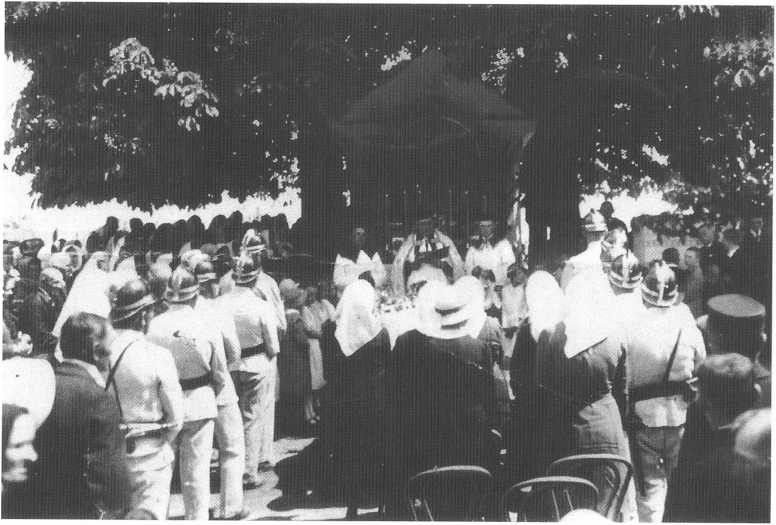 Svěcení stříkačky P. Janem Kolářem 14. června 1936